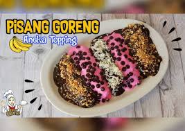 Makanan itu sangan populer karena bahannya mudah di dapatkan. Resep Lezat Pisang Goreng Dengan Aneka Topping Yang Enak Dan Lezat