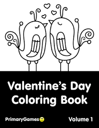Valentines coloring pages are a great way to have fun. Valentine S Day Coloring Ebook Volume 1 Free Printable Pdf From Primarygames