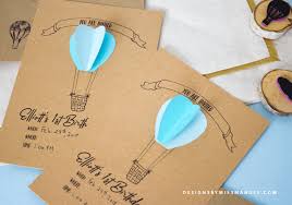 Free for business or personal use. Hot Air Balloon Invitation Designs By Miss Mandee