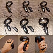 Putting on the leg strap. How To Turn The Default Quest Controller Straps Into Knuckle Straps Oculusquest