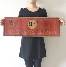 Us 14 69 Hogwarts Express Large Vintage Movie Poster Home Decor Detailed Antique Poster Wall Chart Paper Matte Kraft Paper Harry Potter In Painting