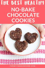 Healthy No Bake Chocolate Cookies Just 5 Ingredients Recipe Healthy Baking Easy Meals For Kids Cooking Recipes Healthy
