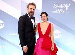 David harbour would love to reprise his 'black widow' character one day. David Harbour Loves Being Lily Allen S Daughters Stepdad