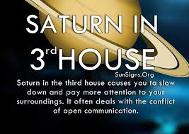 The combination of saturn in cancer means that the home and family life is not easy or necessarily positive. Saturn In 3rd House Meaning And Significance Sunsigns Org