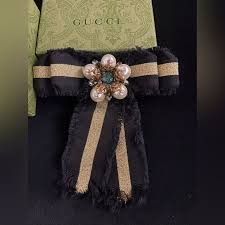 gucci bow brooch