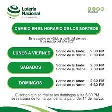 Información relevante del sorteo