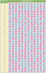 Chinese Calendar Gender Calendar Yearly Printable