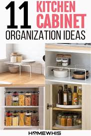 11 Kitchen Cabinet Organization Ideas In 2020 Kitchen Cabinet Organization Cabinet Organization Kitchen Countertop Organization