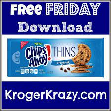 It puts convenience, savings and rewards at your fingertips. Kroger Free Friday Download Chips Ahoy Thins Kroger Krazy