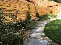 Download hillside gardens images and photos. Narrow Napa Back Yard Design Dig Your Garden Landscape Design