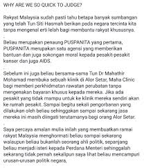 Dalam pertemuan bersama malaysiagazette, dr mahathir menjawab pelbagai soalan. Syed Saddiq On Twitter My Response To The Pro Bn News Portal Who Makes Fun Of Tun Siti For Not Wearing The Hijab