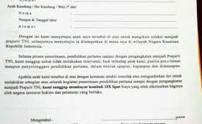 Contohnya surat lamaran kerja menjadi karyawan dengan sumber dari iklan. Contoh Surat Lamaran Prajurit Tni Contoh Trim Dokterandalan