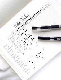 My Moon Phases Stars Habit Tracker Printable Put To Use I Keep Track Of Little P Bullet Journal Minimalist Goals Bullet Journal Habit Tracker Bullet Journal