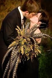 Maybe you would like to learn more about one of these? Natural Bouquet Of Lotus Pods Millet Nandina Berry Wheat And Pheasant Feathers Feather Bouquet Bridesmaid Flowers Natural Bouquet
