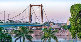 tuti island bridge khartoum كبري جزيرة توتي الخرطوم السودان by christian haecker sudan tuti khartoum bridge nile island photo sudan scenes