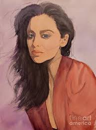 Wind Blown Hair Paintings for Sale