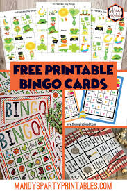 These printable circus bingo cards are fun for the whole family! Free Printable Bingo Cards Mandy S Party Printables