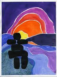 That Artist Woman Painting In The Style Of Ted Harrison Kindergarten Art Art Art Projects Famous canadians тор 10 celine dor mchael ox chania twain exander &.