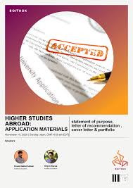 It is your first chance to communicate directly to the employer. Uap Architecture Higher Studies Abroad Application Materials Statement Of Purpose Letter Of Recommendation Cover Letter Portfolio Boithok Uap Architecture Sunday November 15 2020 8 Pm Gmt 6 9 Am