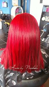 This dye is seriously no joke. Fire Engine Red Vivid Hair Color Red Hair Color Vivid Hair Color Hair