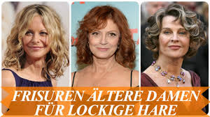 Haare kommen in vielen verschiedenen formen. Frisuren Altere Damen Fur Lockige Haare Youtube