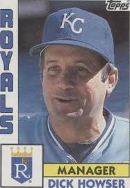 1984 Topps Tiffany Dick Howser Kansas City Royals #471