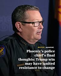 Phoenix's acting police chief, who abruptly withdrew his candidacy for the  permanent position in early April, said he believed the police union's  dissatisfaction with him may have stemmed from difficulty with change