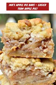 Ina S Apple Pie Bars Easier Than Apple Pie Apple Recipes Easy Apple Pie Bars Easy Apple Pie Bars