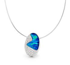 Precious Opal Pendant By Opal Minded In 2021 Australian Opal Pendant Opal Pendants Australian Opal Jewelry