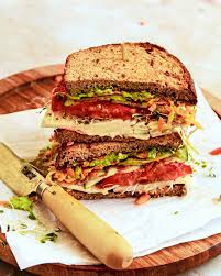 A Mile High California Sandwich For The Hippie In All Of Us Recipe In 2020 Easy Lunches California Sandwiches Recipes