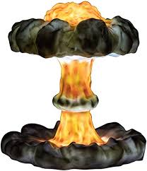 Videos you watch may be added to the tv's watch history and influence tv. Feather Table Lamp 3d Mushroom Cloud Explosion Lamp Nuclear Explosion Atomic Bomb Model Volcano Decoration Lamp Led Decorative Art Table Lamp Bedside Table Light Bedroom Desk Night Light Amazon Com