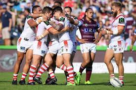 Daly how to watch north queensland cowboys vs st george illawarra dragons nrl live and match preview. St George Illawarra Dragons Celebrate Against Manly Abc News Australian Broadcasting Corporation