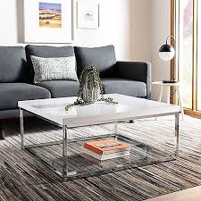 Lift top coffee table ikea coffee table long coffee tables for sale, source: Safavieh Malone 35 4 Chrome High Gloss Coffee Table On Sale At Shophq Com In 2021 Living Room Coffee Table Coffee Table Square Coffee Table White
