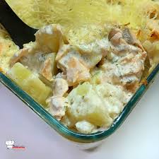 Gratin Allege Chou Fleur Et Saumon Au Cookeo Recette Alimentation Choux Recette De Plat