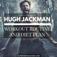 Hugh Jackman Workout Routine And Diet Train Like Wolverine Workout Routine Celebrity Workout Superhero Workout