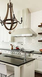 Walls of kitchen are benjamin moore edgecomb grey. 50 Black Countertop Backsplash Ideas Tile Designs Tips Advice