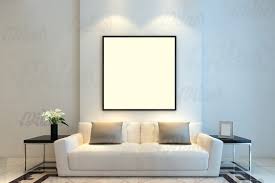Download Framed Photo Art Mockup Template Styled Stock Photography Living Room Sofa 01 Psd Mockup Best Design Psd Mockup Templates Free PSD Mockup Templates