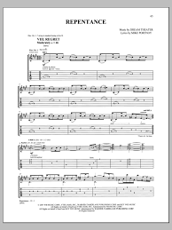 Repentance Sheet Music Notes Dream Theater Chords Download Pop Notes Guitar Tab Pdf Printable 155150