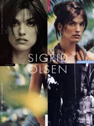 1998 Sigrid Olsen Shana Zadrick 1-page MAGAZINE AD