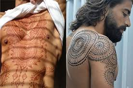 Our kits also include a selection of unique, reusable tattoo stencil designs to help you get started.) earth henna premium kit. Men Are Wearing Body Henna Because God S Generosity Knows No Bounds Men Henna Tattoo Henna Men Tattoo Ideas Males
