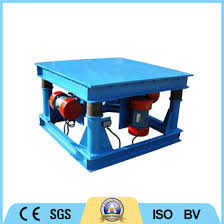 China Industrial Vibrating Platform Vibration Shaker Table For Concrete Moulds China Vibration Shaker Table Vibrating Platform