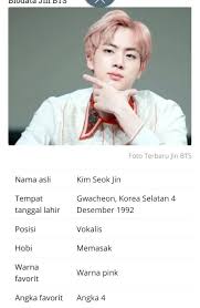 The army for bts are the fans who love bts and supports them. Biodata Bts Bts Army Indonesia Amino Amino