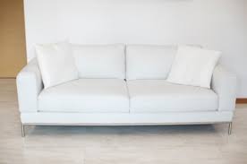 Ikea arild chaise longue model furniture on hum. Ikea Arild 3 Seat White Leather Sofa Singapore Classifieds