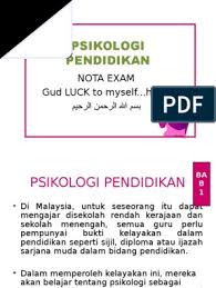 Menyerahkan syarat pendaftaran di bagian akademik magister psikologi profesi uii. Nota Psikologi Bab 1