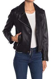 Leather Moto Jacket Nordstromrack In 2021 Leather Moto Jacket Leather Jacket Black Jackets