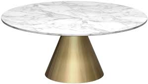 Oscar White Marble Small Round Coffee Table With Brass Conical Base Cfs Furniture Uk The simple clean lines and rounded edges of the orient coffee table makes it a great conversation starter.
