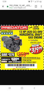Build more with 600 harbor freight tools coupons and sales for july, 2021 at couponsherpa.com. Harbor Freight Tools Coupon Database Free Coupons 25 Percent Off Coupons Toolbox Coupons Predator 13 Hp 420 Cc Ohv Horizontal Shaft Gas Engines