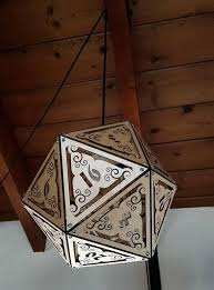 Dnd D20 Dice Giant 12 D D Die Lamp Rpg Game Room Geek Decor Dragon Party Decor Game Room