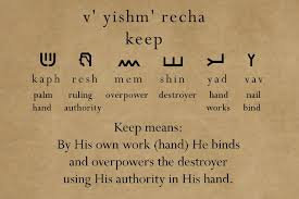 It Is Your Life The Aaronic Blessing Pictorial Meaning Learn Hebrew Hebrew Lessons Hebrew Words