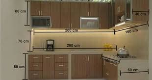 Ukuran Standar Dapur Lemari Dapur Ide Dapur Dapur